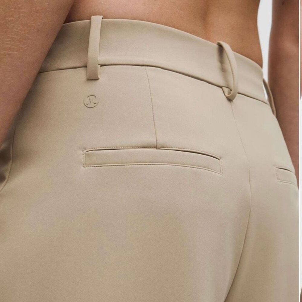 Lululemon Daydrift High-Rise Trouser Pants Size M Khaki Stretch Wide Leg - Picture 7 of 10